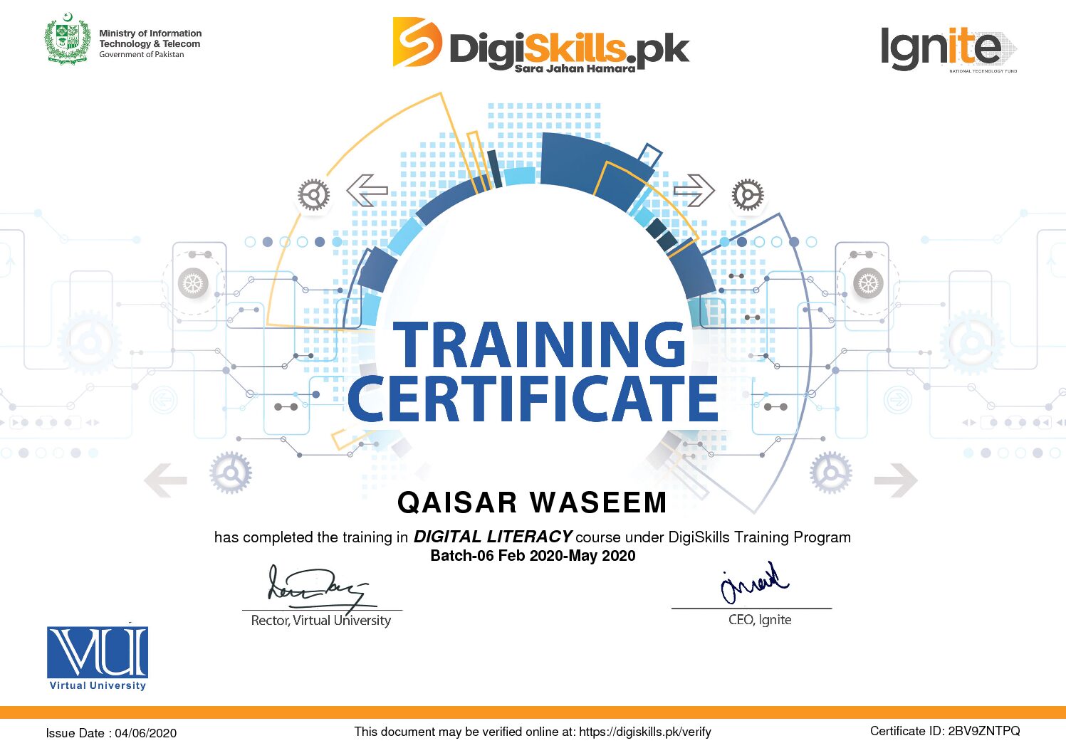 DSTP_Certificate_ 2BV9ZNTPQ (09 - DIGITAL LITERACY) (Batch-06 Feb 2020-May 2020)