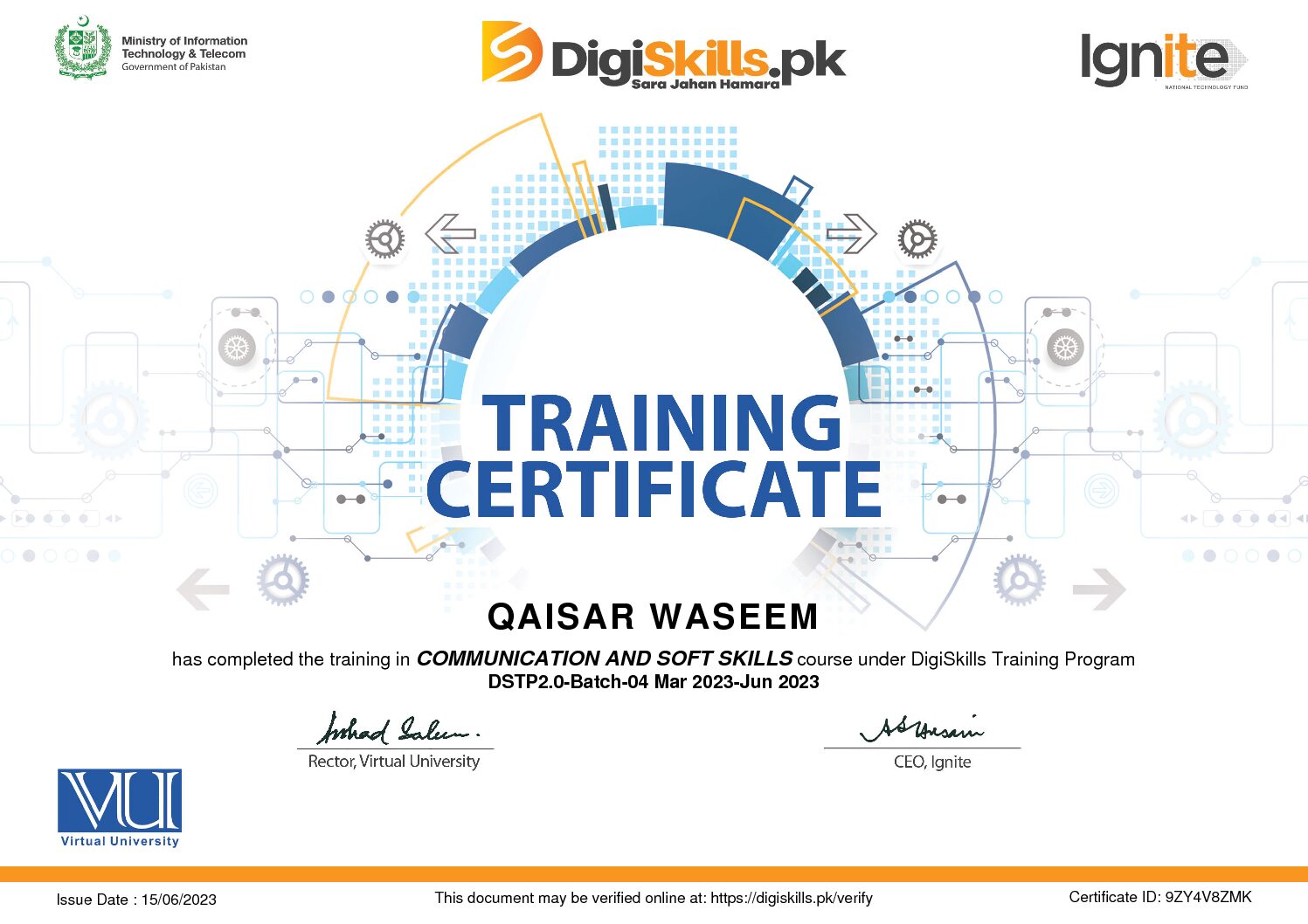 DSTP_Certificate_ 9ZY4V8ZMK (15 - COMMUNICATION AND SOFT SKILLS) (DSTP2.0 Batch-04 Mar 2023-Jun 2023)