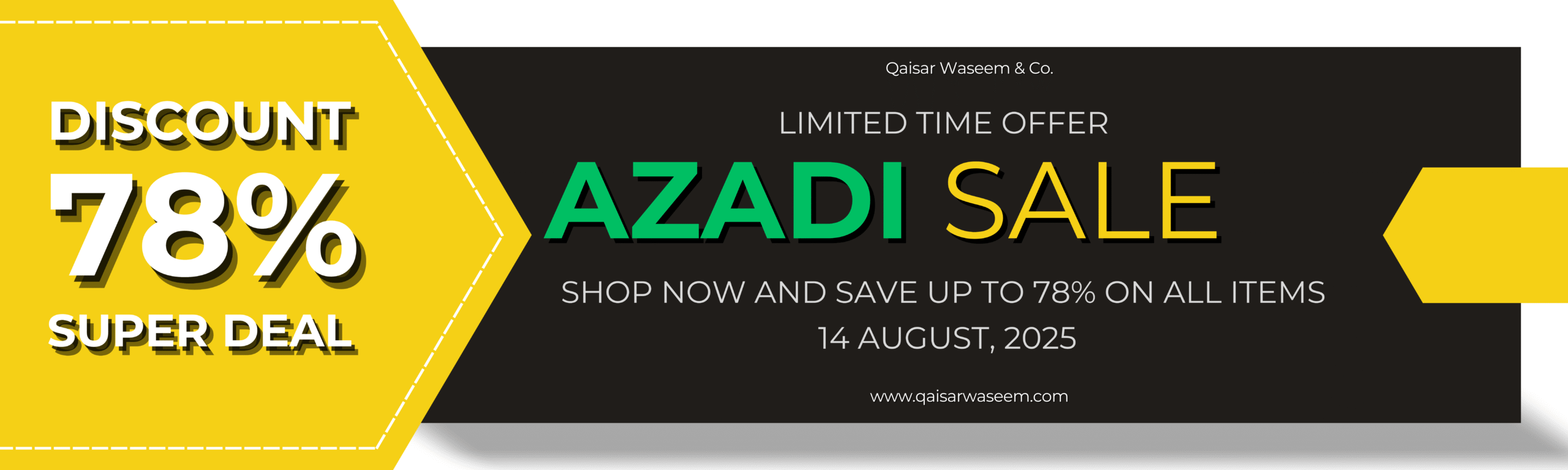 02 - Banner - AZADI Sale by Qaisar Waseem - 01