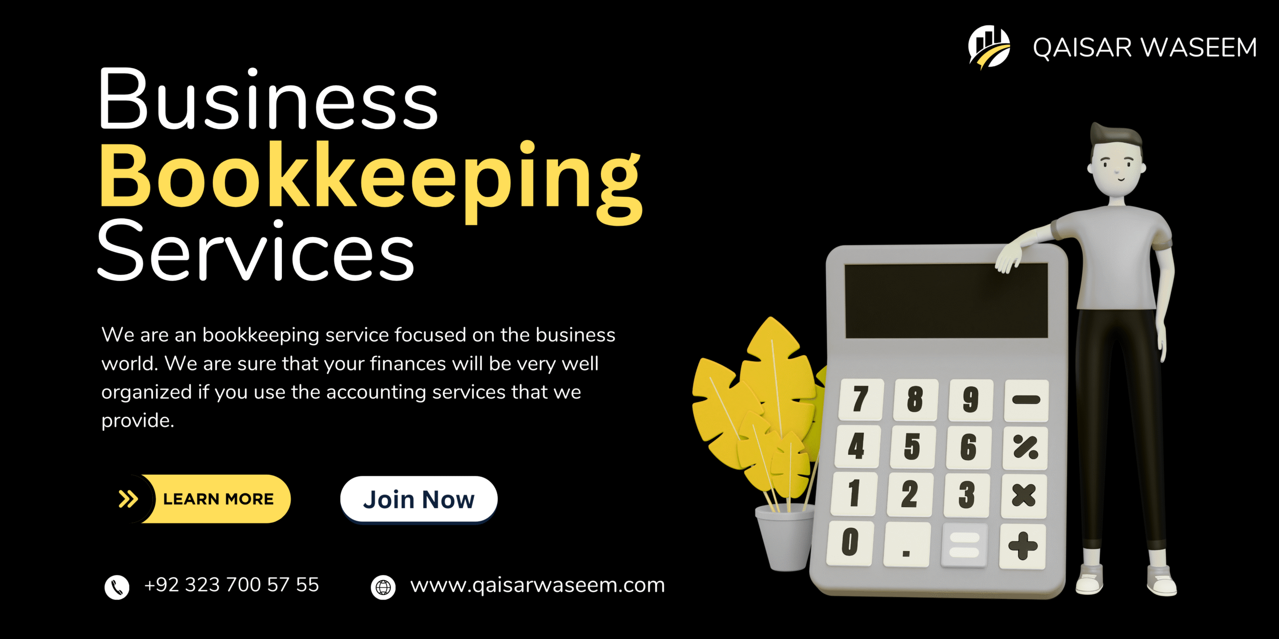 Bookkeeping Services Banner